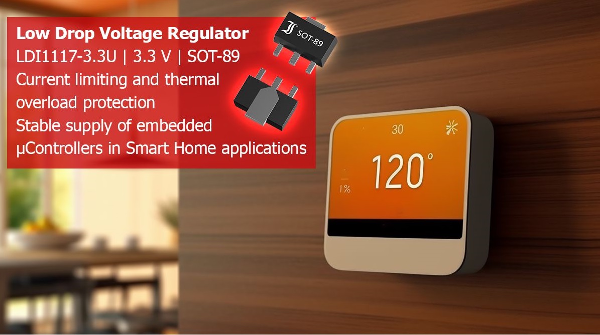 Linear Voltage Regulator LDI1117-3.3 helps our smart home save energy and simplify life